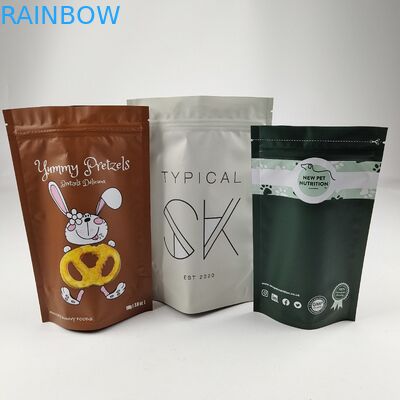 El alimento para animales de encargo de 250g 500g se levanta biodegradable amistoso de Eco de la bolsa