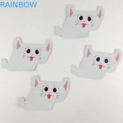 Mylar impreso de encargo formado especial empaqueta la bolsa irregular cortada con tintas con la cremallera