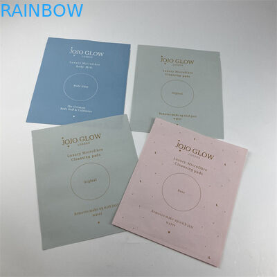 El bolso plano impreso Digitaces de la bolsita abonable reutilizable del PLA del OEM para compone los cojines de limpiamiento