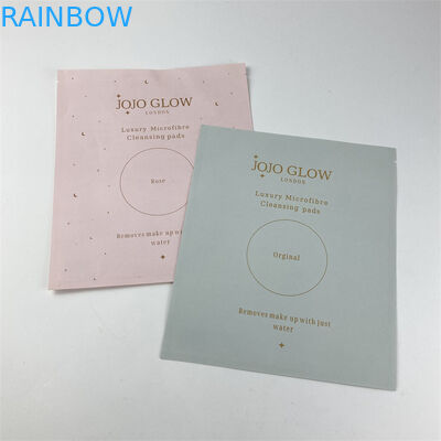 El bolso plano impreso Digitaces de la bolsita abonable reutilizable del PLA del OEM para compone los cojines de limpiamiento