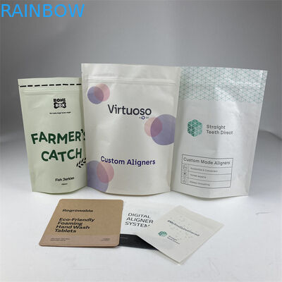 Los dientes despejan los alineadores que el empaquetado de Mylar empaqueta el lado de papel del MOPP Kraft PE uno transparente