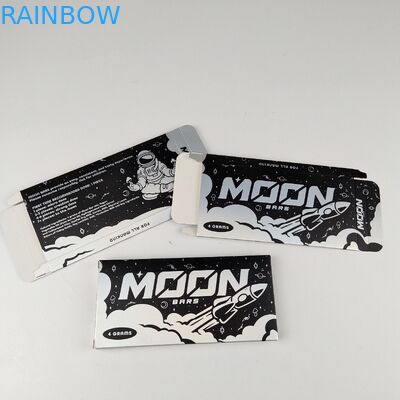 Cajas de impresión de encargo de la comida del cartón de la caja de papel del acondicionamiento de los alimentos de la barra de caramelo de chocolate