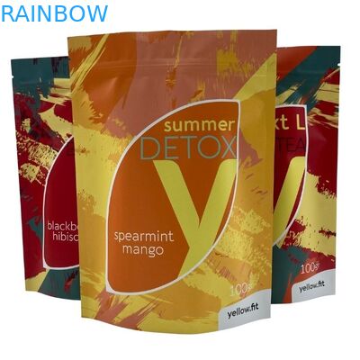 La cremallera a prueba de humedad se levanta la bolsa para el empaquetado del café del té de la comida