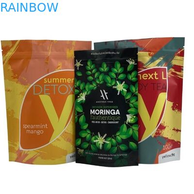 La cremallera a prueba de humedad se levanta la bolsa para el empaquetado del café del té de la comida