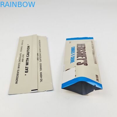 Los bolsos de empaquetado del chocolate del papel de aluminio detrás sellaron los bolsos impresos de encargo de Mylar