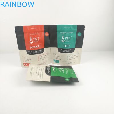 Levántese los bocados de empaquetado de aluminio de los bolsos que el tabaco condimenta bolsos Ziplock que se puede volver a sellar