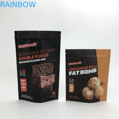 La aduana imprimió los bolsos del empaquetado de los bocadillos de las galletas del chocolate del caramelo de la bolsa de la prueba del olor 3.5g