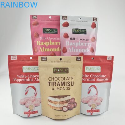 el bolso comestible del acondicionamiento de los alimentos 3.5g Mylar se levanta las bolsas con la ventana de la cremallera