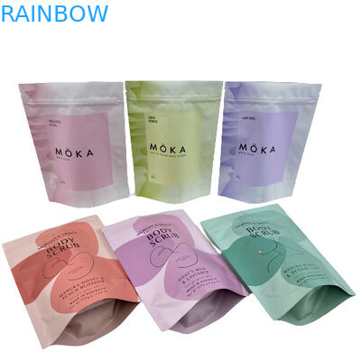 La cremallera Mylar se levanta la impresión de Gravnre de las bolsas para la sal de baño del exfoliante corporal