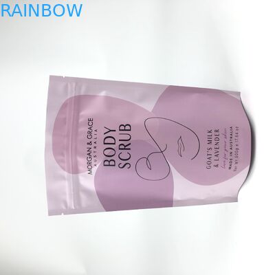 La cremallera Mylar se levanta la impresión de Gravnre de las bolsas para la sal de baño del exfoliante corporal