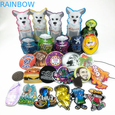 Bolsas de Mylar troqueladas a prueba de olores irregulares con forma especial de caramelo comestible de 3,5g y 7g