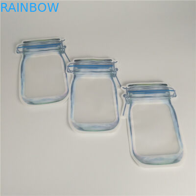 La forma de encargo cortó con tintas el bolso olográfico de la prueba del olor del bolso 3.5g de Mylar con Ziplock