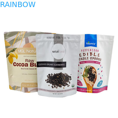 El empaquetado comestible modificado para requisitos particulares se coloca encima de bolso de la bolsa con la prueba del olor de la cremallera