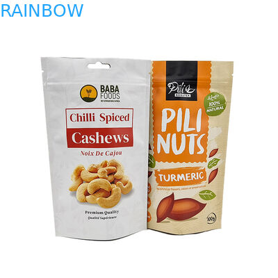 Bolso modificado para requisitos particulares de la cerradura de la cremallera del papel de aluminio de Mylar para el acondicionamiento de los alimentos comestible