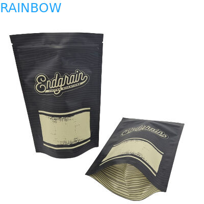 Prueba Ziplock helada blanca de empaquetado del olor del bolso del té del café con su logotipo