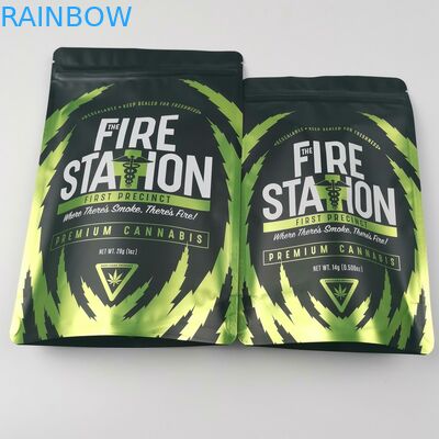 Incienso herbario de la hoja plástica que empaqueta la flor del cáñamo de la bolsa del soporte del bolso de Mylar para arriba