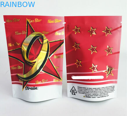El bolso de empaquetado 420 Digital de la marijuana de la mala hierba de CBD que imprimía Doypack cortó incienso con tintas herbario