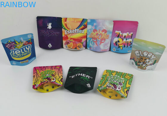 El bolso de empaquetado 420 Digital de la marijuana de la mala hierba de CBD que imprimía Doypack cortó incienso con tintas herbario