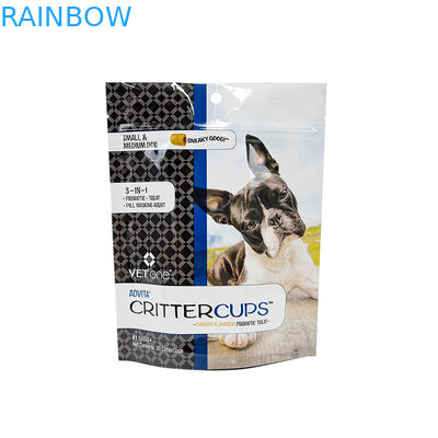 La cremallera 3.5g Mylar de la prueba del niño empaqueta el soporte encima del aluminio de la galleta que empaqueta el sellado caliente