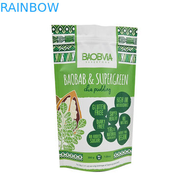 la galleta comestible Mylar del caramelo de 14G 28G empaqueta a Matte Child Resistant Stand Up sellado plástico