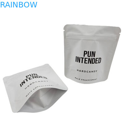 La bolsa Ziplock Mylar del bolso del bocado de la prueba CMYK del olor para 3.5g empaqueta 200 Microms