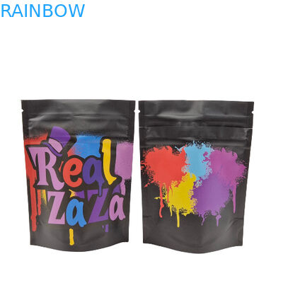 La bolsa Ziplock Mylar del bolso del bocado de la prueba CMYK del olor para 3.5g empaqueta 200 Microms