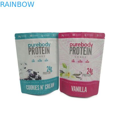El bolso de Mylar del papel de aluminio se coloca encima de la comida de empaquetado de la prueba del olor de la bolsa que se puede volver a sellar