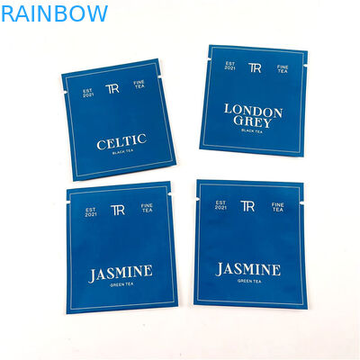 500Ppcs que empaqueta imprimiendo los bolsos de Mylar para las bolsas negras del sellado caliente del té verde