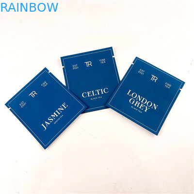 500Ppcs que empaqueta imprimiendo los bolsos de Mylar para las bolsas negras del sellado caliente del té verde