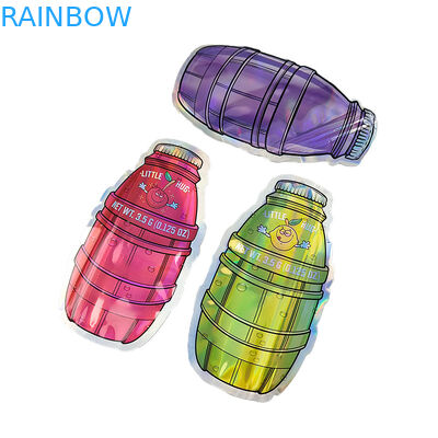 La forma impresa aduana cortó con tintas los bolsos de Mylar 1g 3.5g 7g 14g 28g para el caramelo comestible de la galleta