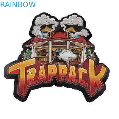 3.5g selló la prueba Mylar del olor empaqueta especial único impresa aduana cortado con tintas de forma irregular