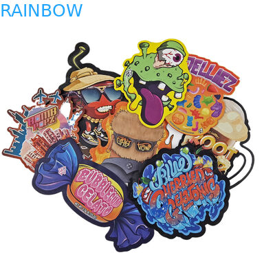 3.5g 7g 14g 28g Diseño personalizado Irregular A prueba de niños Troquelado bocadillo en forma de envase de plástico