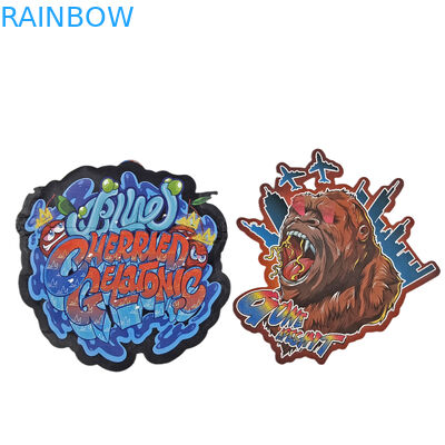 3.5g 7g 14g 28g Diseño personalizado Irregular A prueba de niños Troquelado bocadillo en forma de envase de plástico