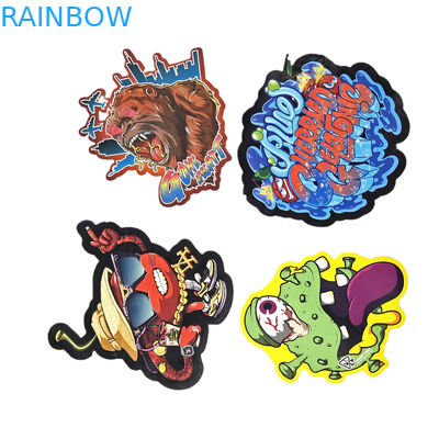 3.5g 7g Candy Cookie Irregular Custom Forma especial Embalaje Olor Prueba Mylar Troquelado Bolsas