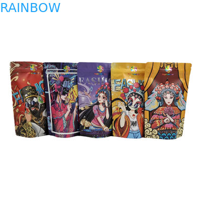 Bolsa de pie Bolsas comestibles Papel de aluminio a prueba de olores Bolsas de Mylar para café/nueces/aperitivos