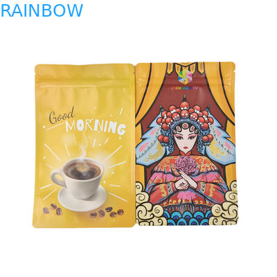 La cremallera comestible del papel de aluminio del envase de plástico se levanta los bolsos para el polvo de la proteína de la galleta del bocado