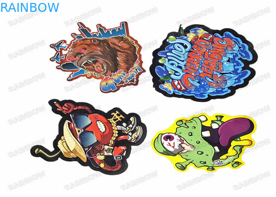 La comida formada especial cortada con tintas Mylar de empaquetado Ziplock plástico del bolso irregular del bocado 3.5g empaqueta