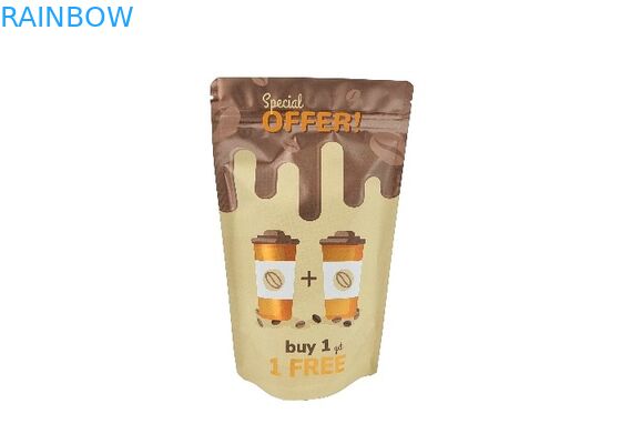 De café del bolso 250g 500g 1kg del Ziplock del levantar bolso de encargo