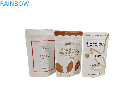 Soporte del papel de aluminio del té encima de la bolsa Ziplock del papel de aluminio de la prueba del olor del bolso