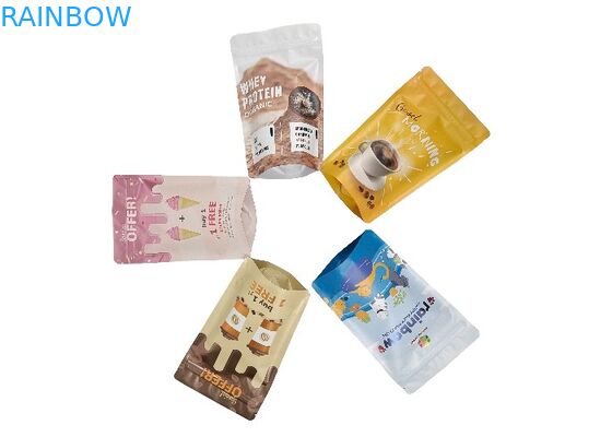 Soporte del plástico del papel de aluminio encima de los bolsos Ziplock que se puede volver a sellar de Mylar de la prueba del olor de la bolsa