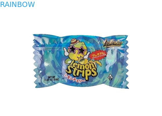 La prueba impresa de encargo Mylar Ziplock del olor de 3.5g 0.125oz empaqueta forma irregular cortada con tintas especial