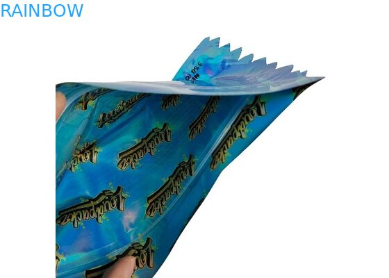 La prueba impresa de encargo Mylar Ziplock del olor de 3.5g 0.125oz empaqueta forma irregular cortada con tintas especial