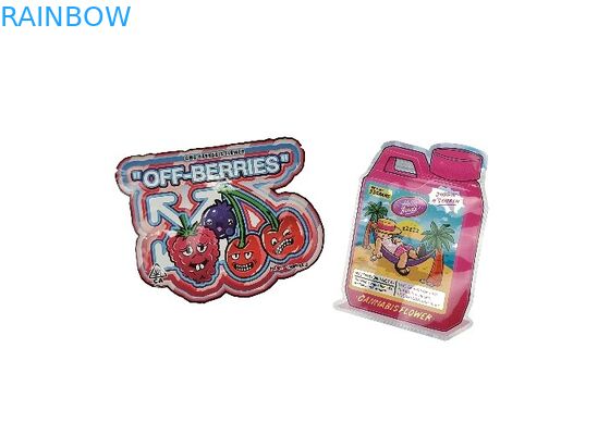 La cerradura a prueba de niños formada especial de la cremallera empaqueta 3.5g que se puede volver a sellar - bolsas de la prueba del olor 28g