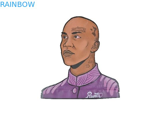 3.5g impreso de encargo cortó el Ziplock de Matte Smell Proof Child Proof con tintas del bolso de Mylar