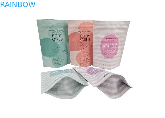 Impresión digital Bolsa Stand Up personalizada Bolsa de embalaje a prueba de agua para el exfoliante corporal