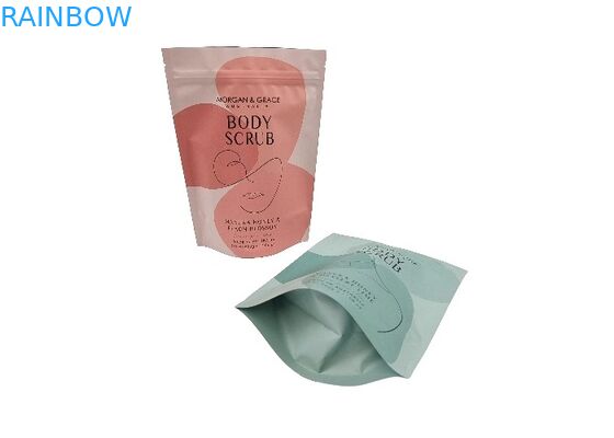 Impresión digital Bolsa Stand Up personalizada Bolsa de embalaje a prueba de agua para el exfoliante corporal