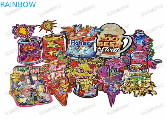 3.5g Edible Impresión digital Embalaje de alimentos Bolsa de pie Bolsas de plástico resistentes a los olores