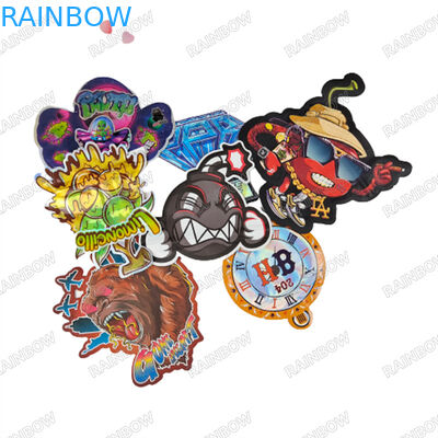 3.5g Bolsas de corte a presión personalizadas Bolsas de cremallera a prueba de olor Bolsas de cremallera a prueba de niños Bolsas de cremallera para galletas Envases de gomas