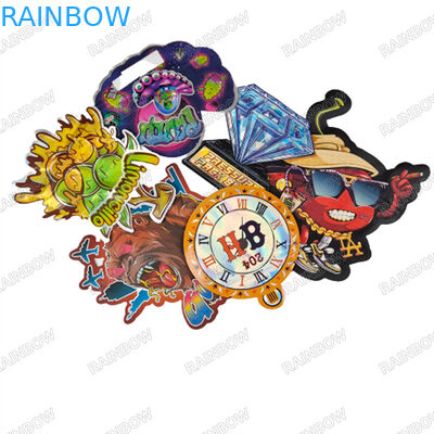 3.5g Bolsas de corte a presión personalizadas Bolsas de cremallera a prueba de olor Bolsas de cremallera a prueba de niños Bolsas de cremallera para galletas Envases de gomas