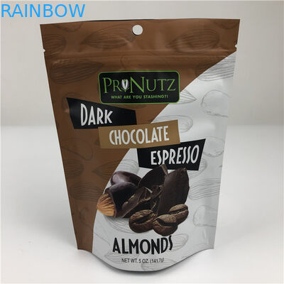 Precio al por mayor Impresión a medida Cerradura de cremallera Bolsas de embalaje de alimentos secos Bolsas de papel de aluminio a prueba de humedad